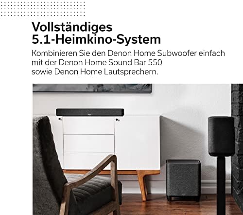 Denon Home Wireless-Subwoofer mit HEOS Built-in - Schwarz - Image 3