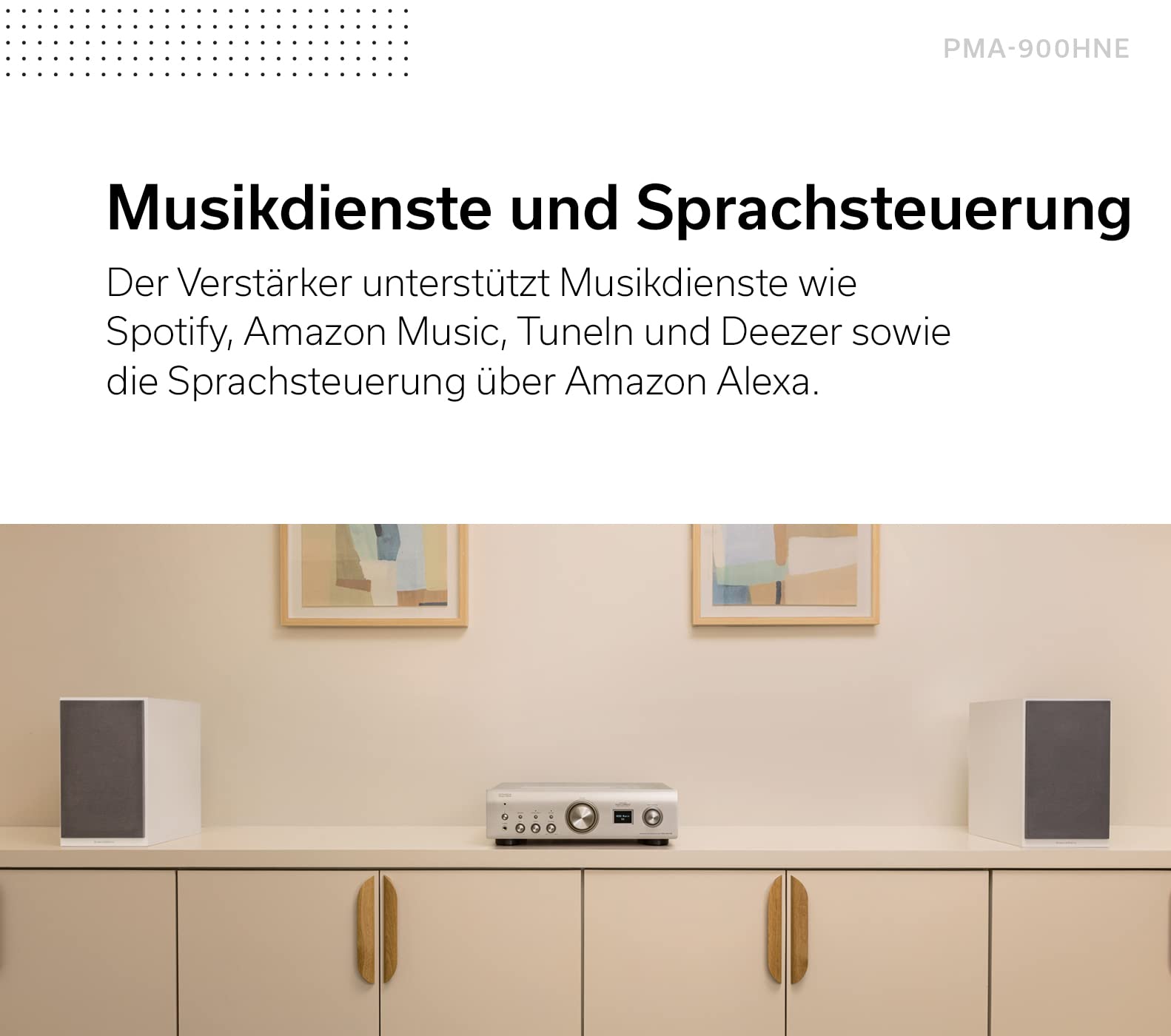 Denon PMA-900HNE HiFi Stereo Verstärker mit HEOS, Bluetooth - Silber - Image 6