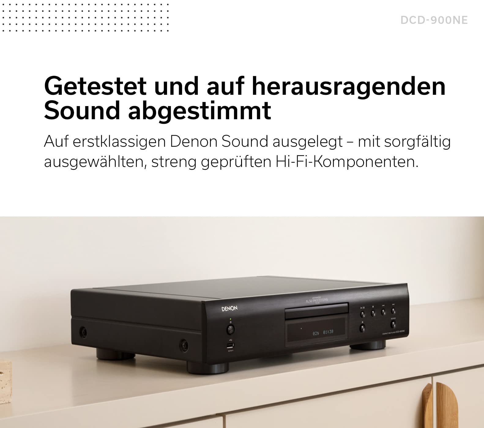 Denon DCD-900NE HiFi CD Player - Silber - Image 6