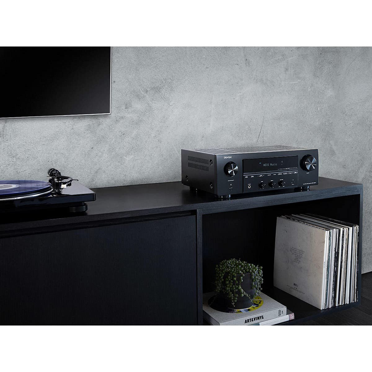 Denon DRA-800H Stereo Receiver und Verstärker, Alexa Kompatibel, 5 HDMI Eingänge, Phono-Eingang, Bluetooth und WLAN, DAB+ Radio, Musikstreaming, AirPlay 2, HEOS Multiroom, Schwarz - Image 4