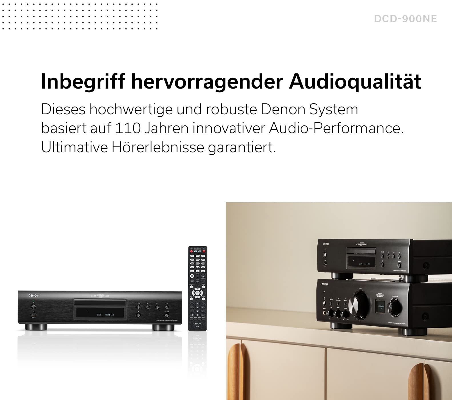 Denon DCD-900NE HiFi CD Player - Silber - Image 7
