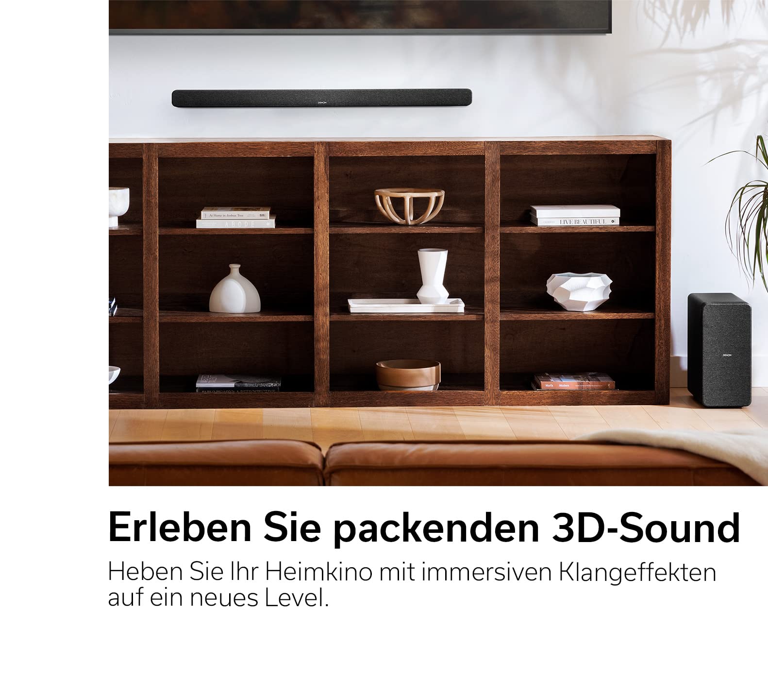 Denon DHT-S517 3.1.2 Soundbar System mit Kabellosem Subwoofer - Schwarz - Image 2