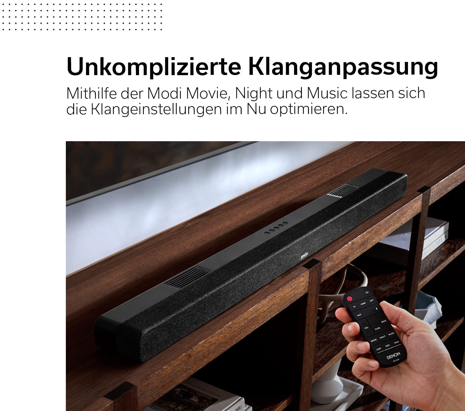 Denon DHT-S517 3.1.2 Soundbar System mit Kabellosem Subwoofer - Schwarz - Image 6