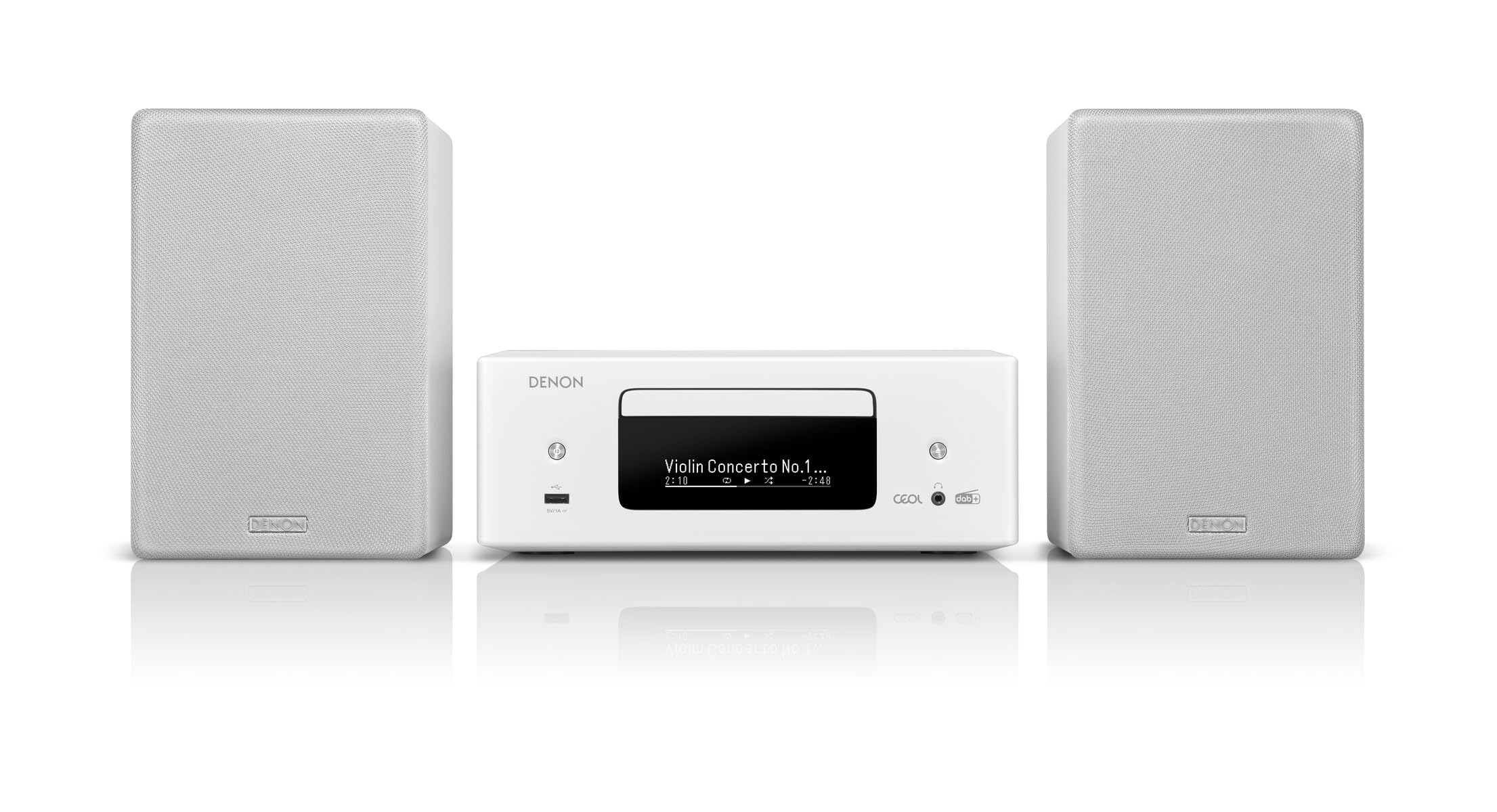 Denon CEOL N-12DAB HiFi-Komplettsystem mit Lautsprechern - Weiß