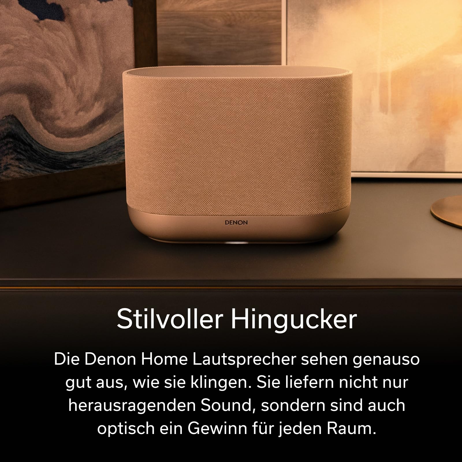 Denon Home 400 Smart Bluetooth Lautsprecher mit HEOS, Dolby Atmos Music, Musikbox Kabellos, Hi-Res Audio, 8 Treiber Array, Stereopaar-Funktion, WLAN, AirPlay 2, Premium Sound & Multiroom - Schwarz - Image 9