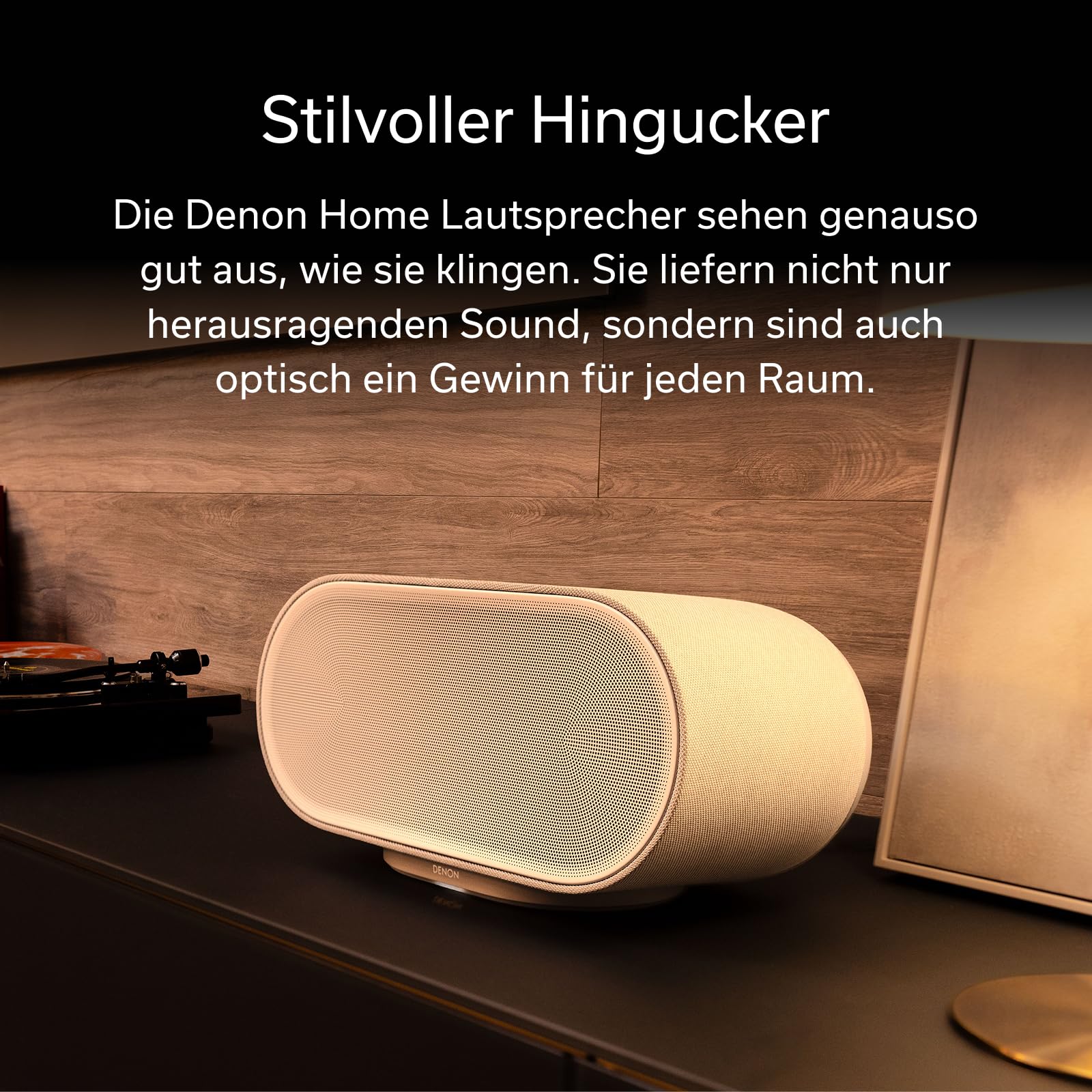 Denon Home 600 Bluetooth Lautsprecher mit HEOS, Dolby Atmos Music - Schwarz - Image 9